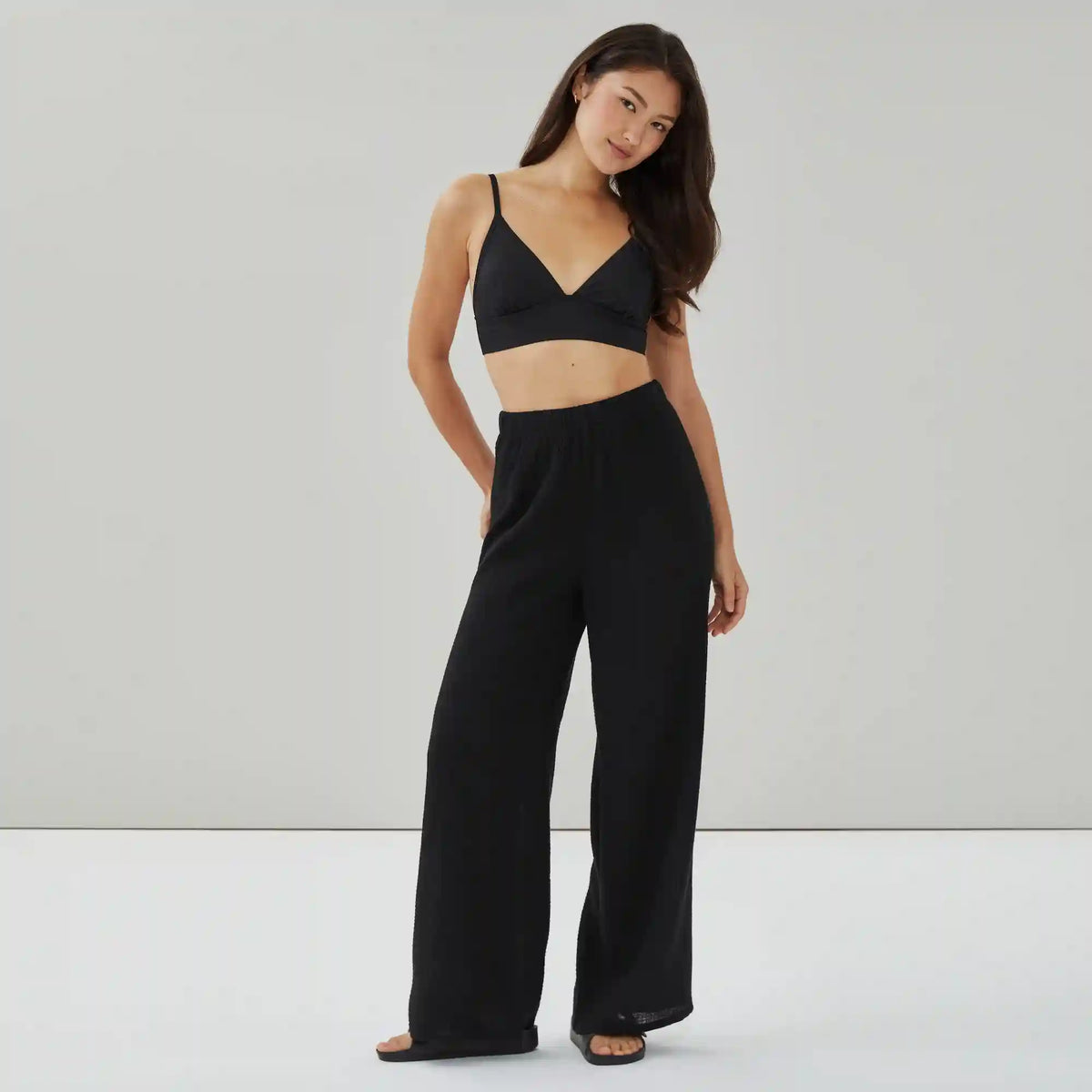 Gauze Pant Cover-Up