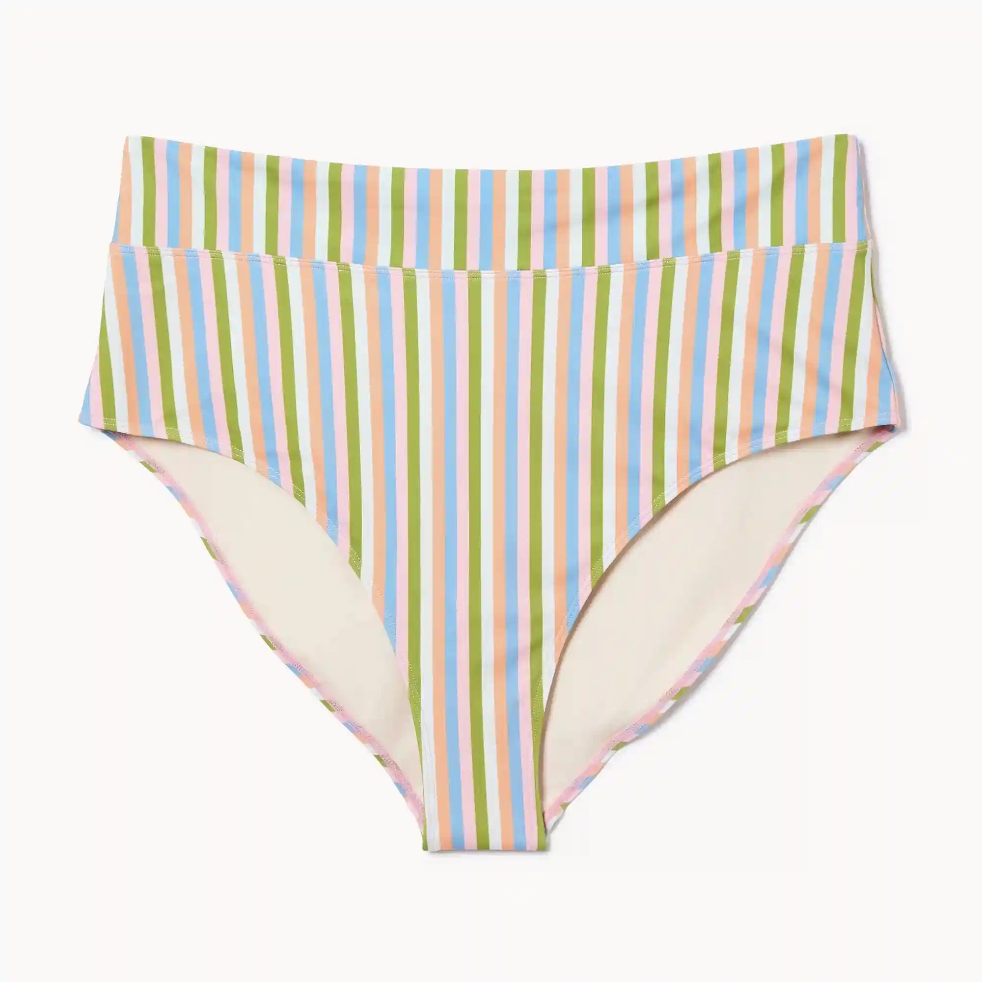 Women+ Striped Bikini Bottom