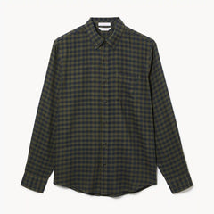 Men's Flannel Button-Down Shirt