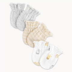 Newborn Huggies Organic Cotton Mittens 3-Pack