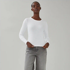 Ribbed Long Sleeve Top