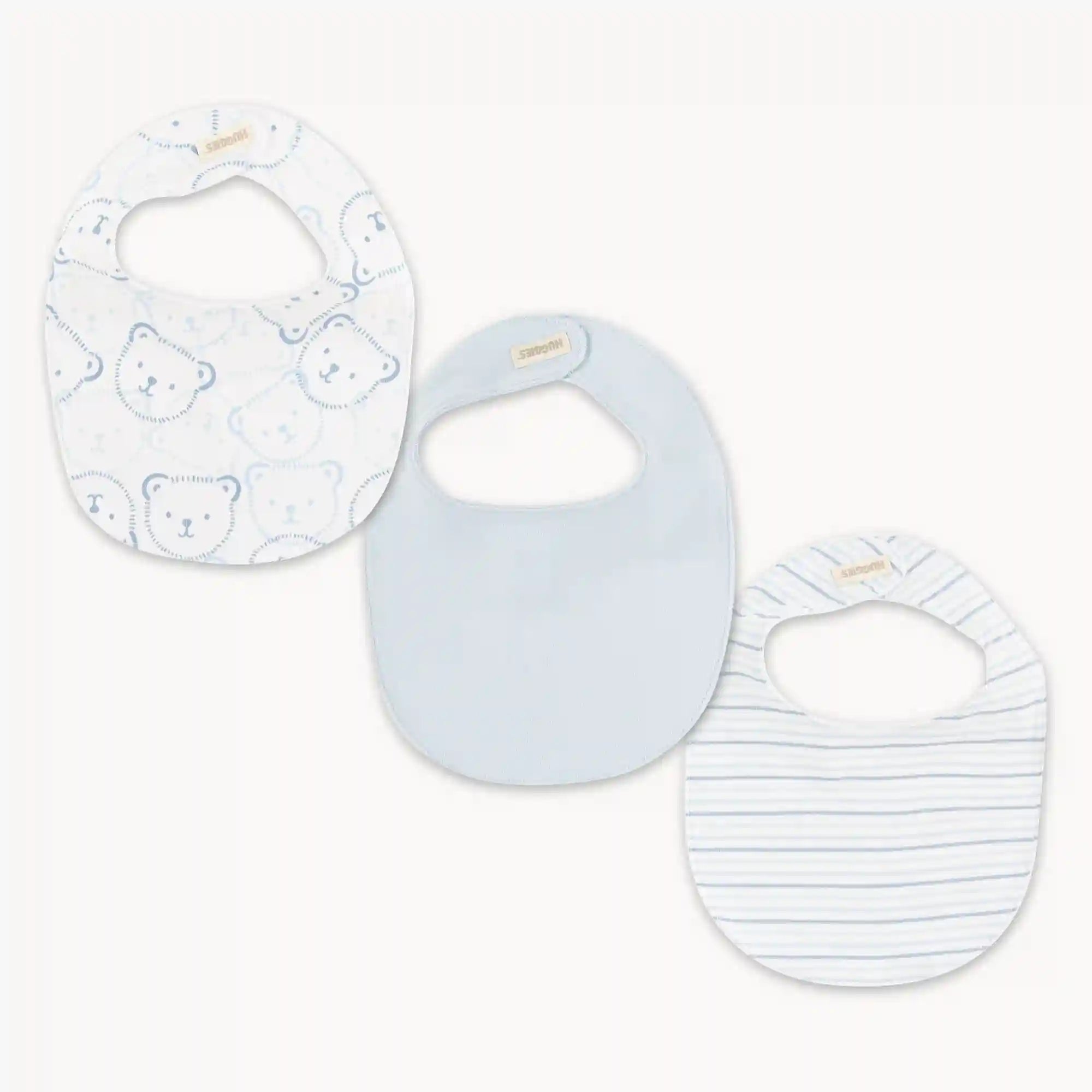 Newborn Huggies Organic Cotton Bib 3-Pack