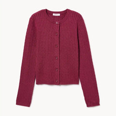Tween Girls' Cable Knit Cardigan