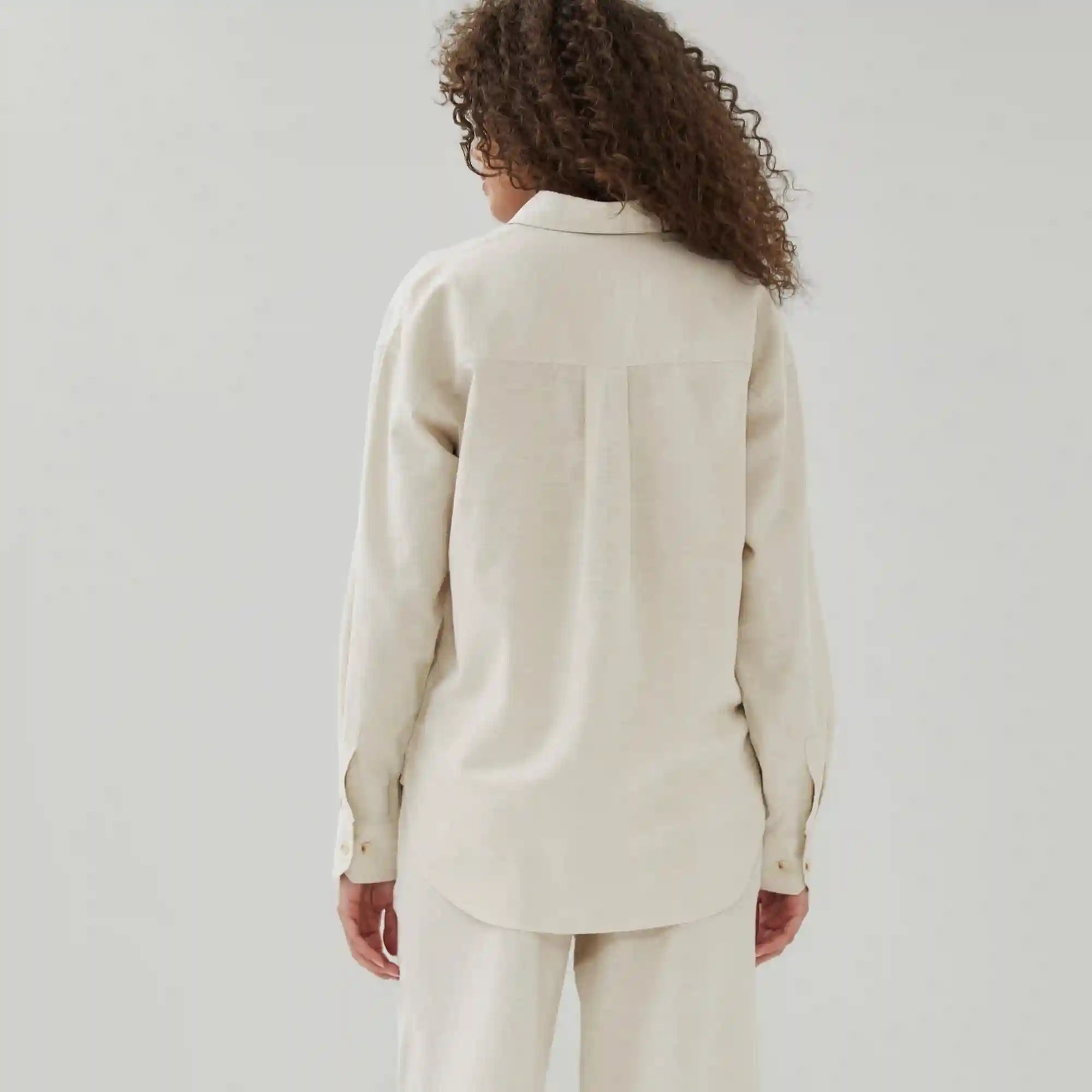 Linen Cotton Oversized Shirt