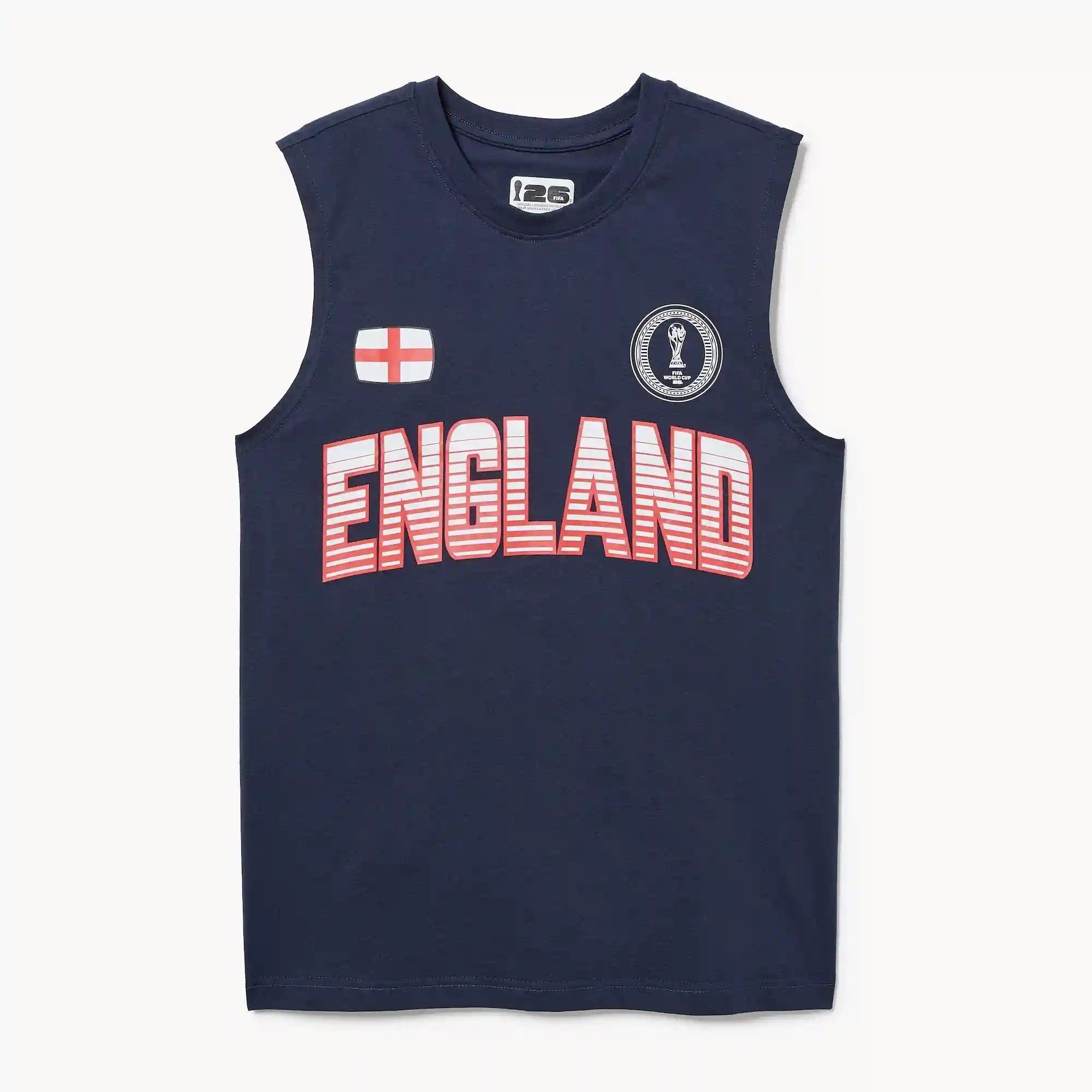 Adult FIFA World Cup 2026â¢ England Muscle Tank