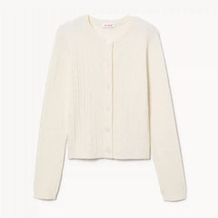 Tween Girls' Cable Knit Cardigan