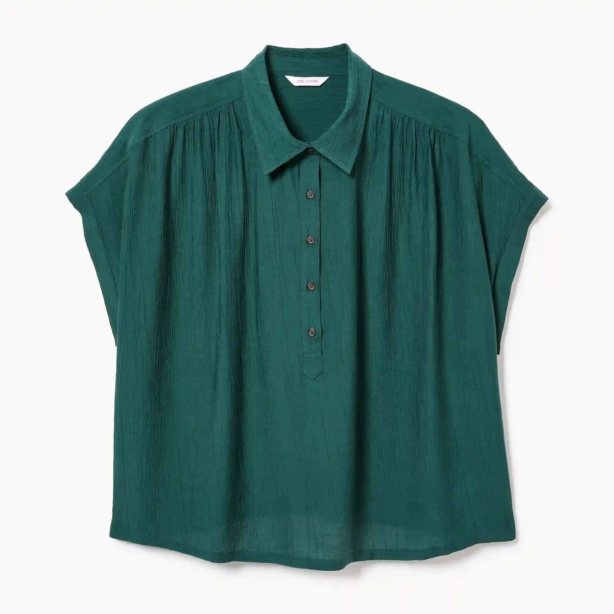 Women+ Twill Button-Up Shirt