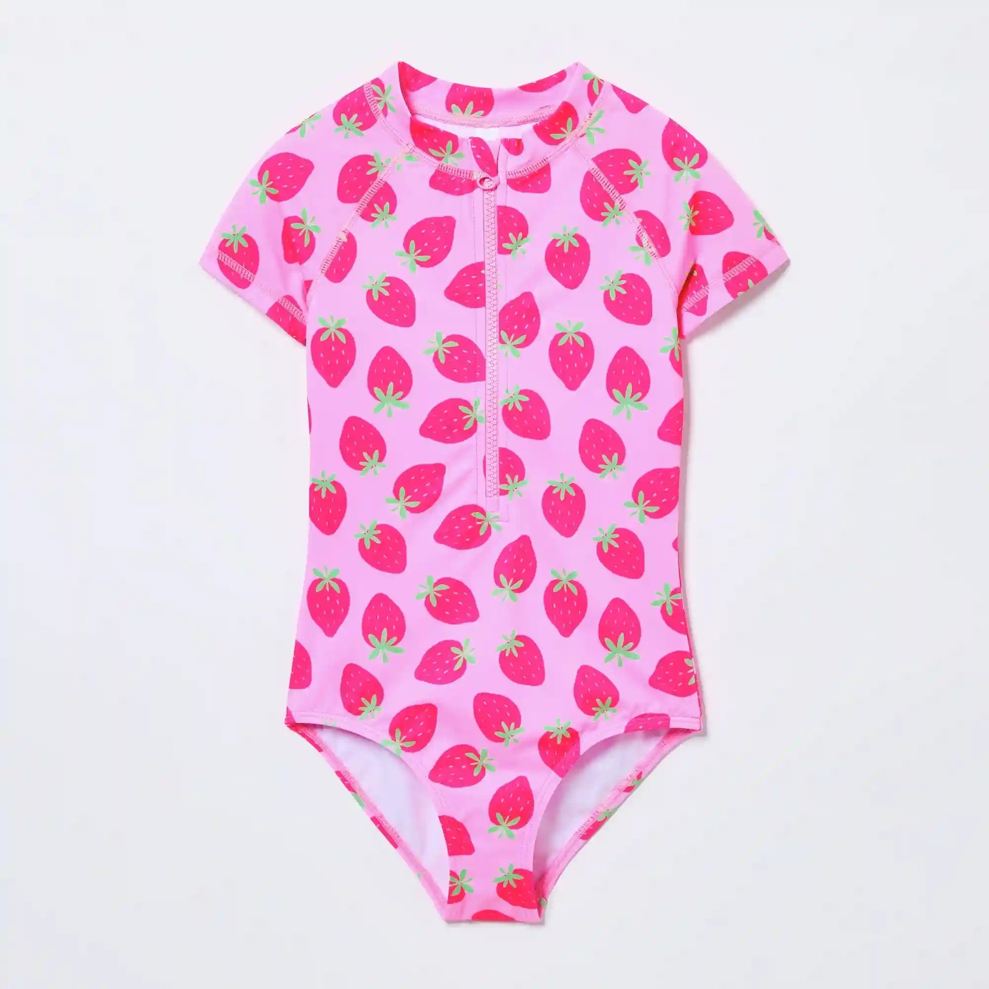 Kid Girls' Rash Guard Swimsuit