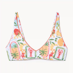 Printed Bikini Top
