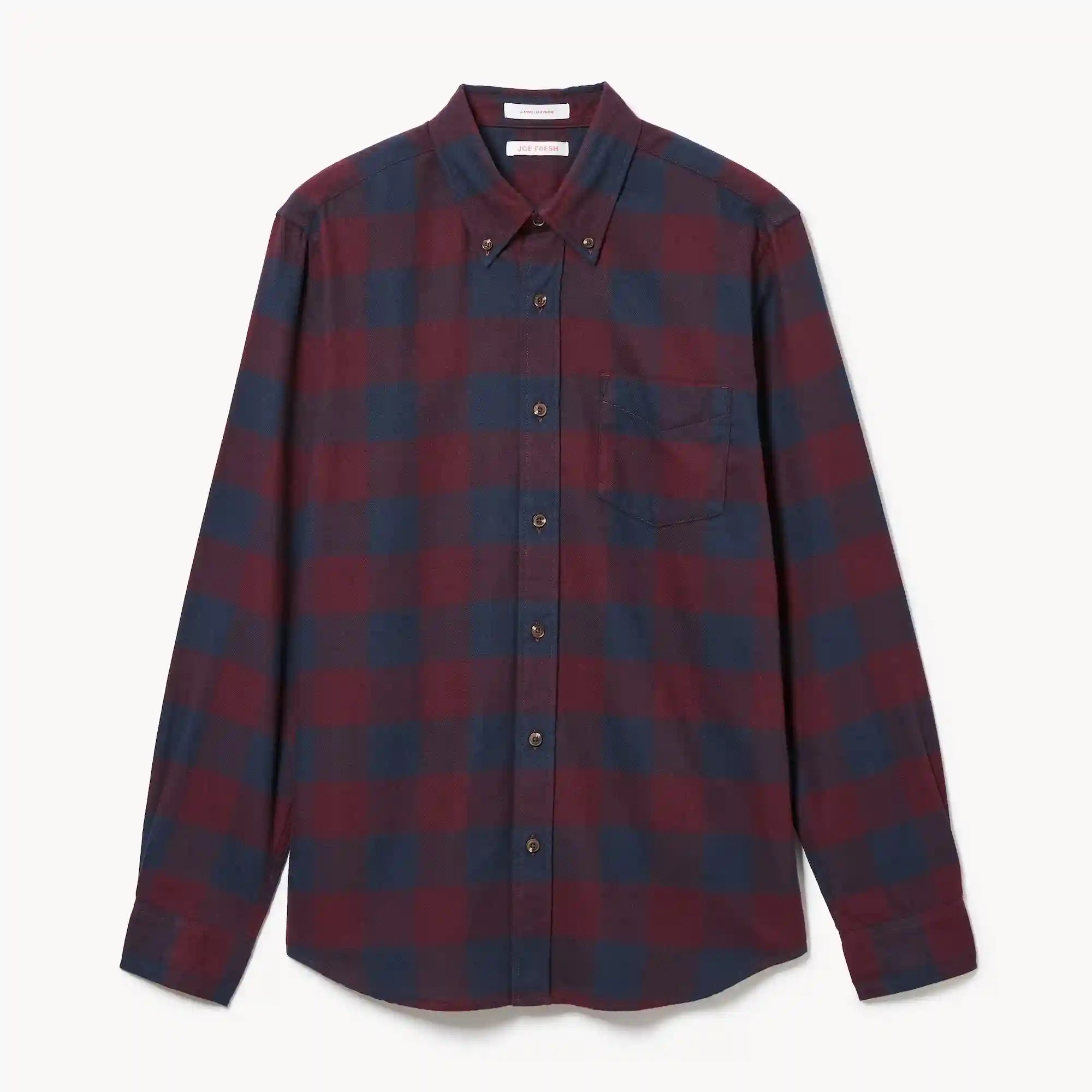 Men's Midweight Flannel Button-Down