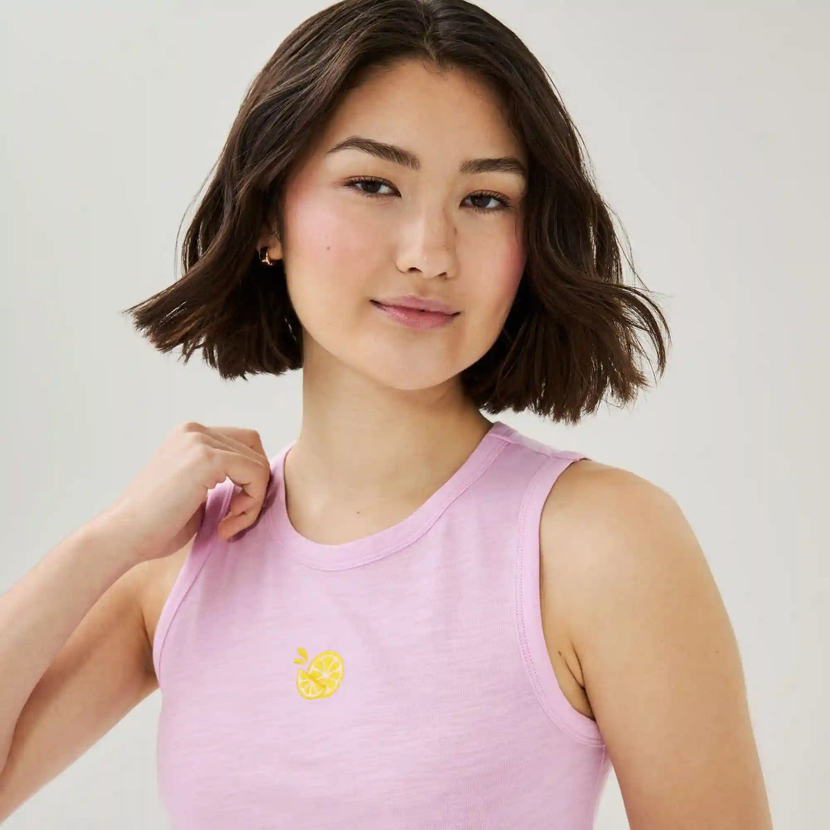 Embroidered Sleep Tank