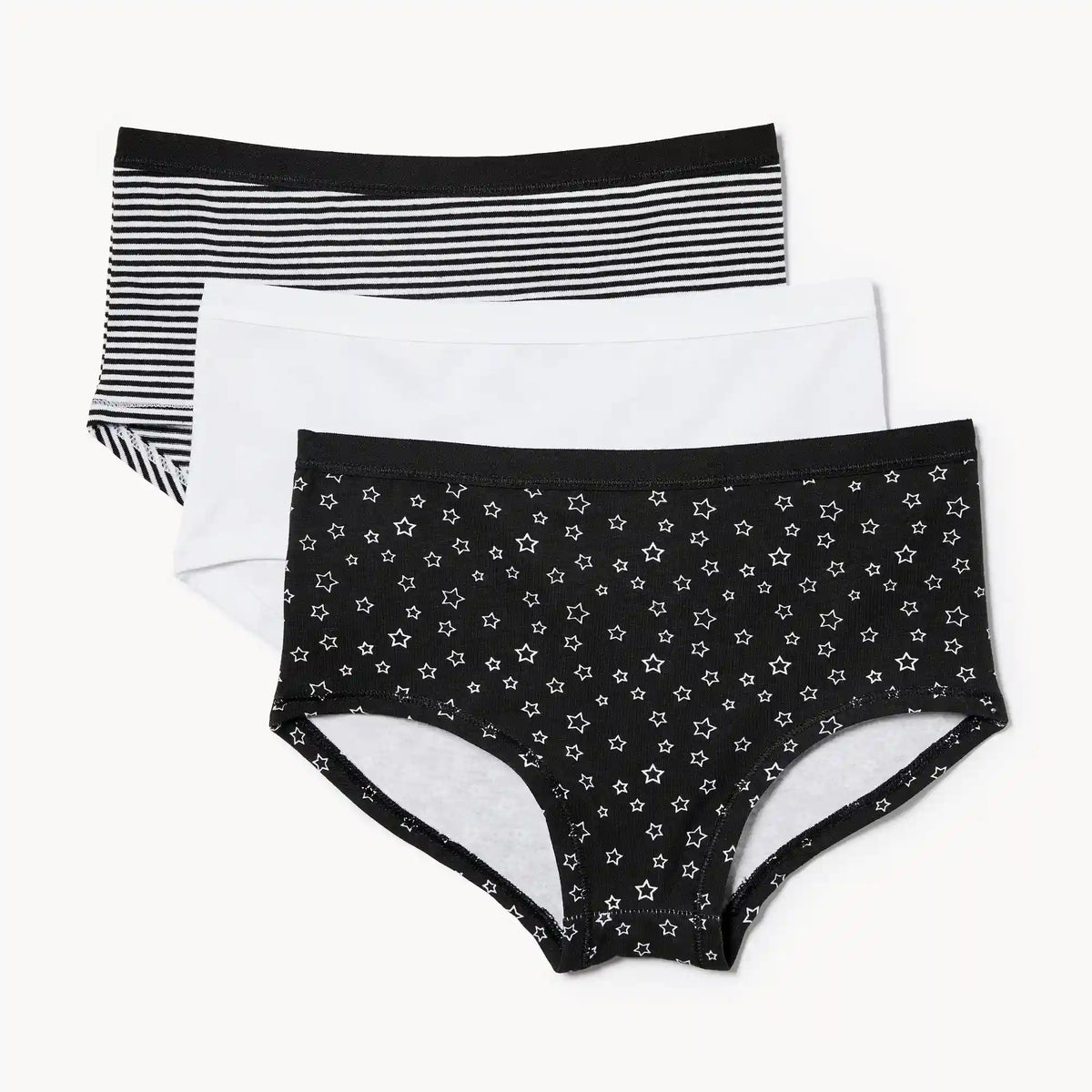Kid Girls' 3-Pack Boyshort