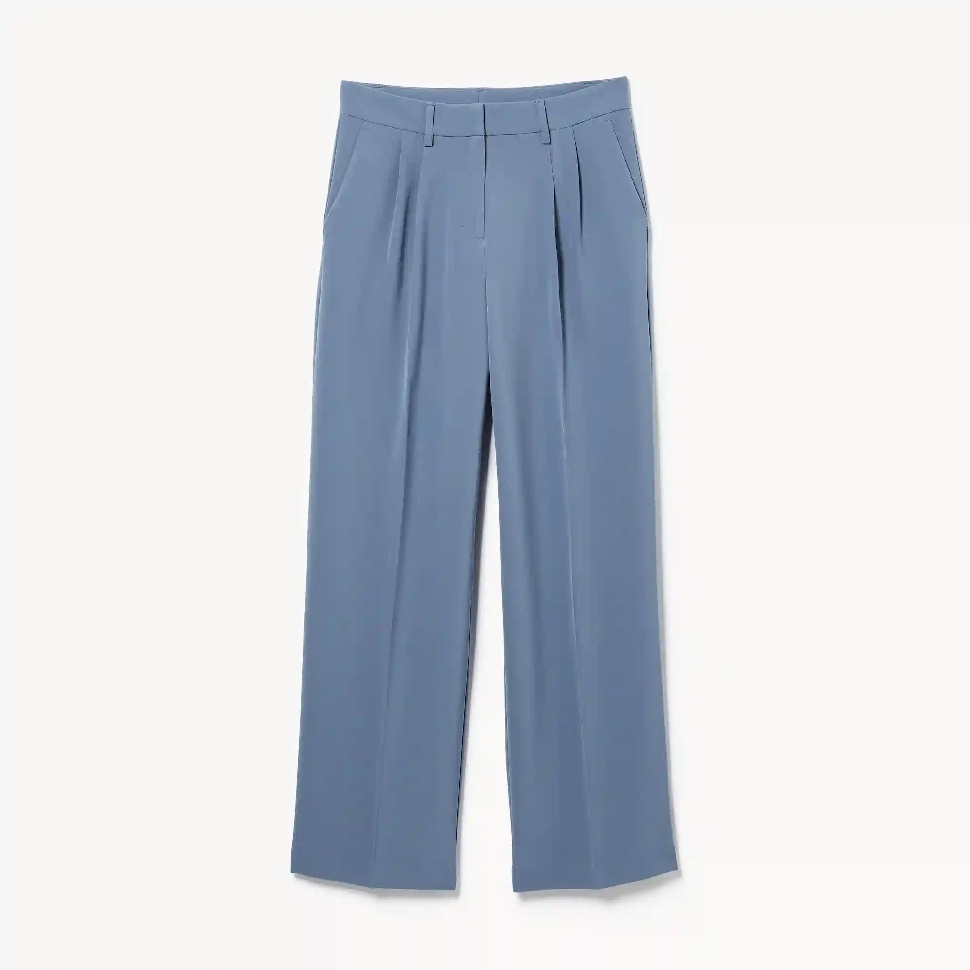 Wide Leg Pleated Trouser