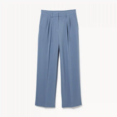 Wide Leg Pleated Trouser