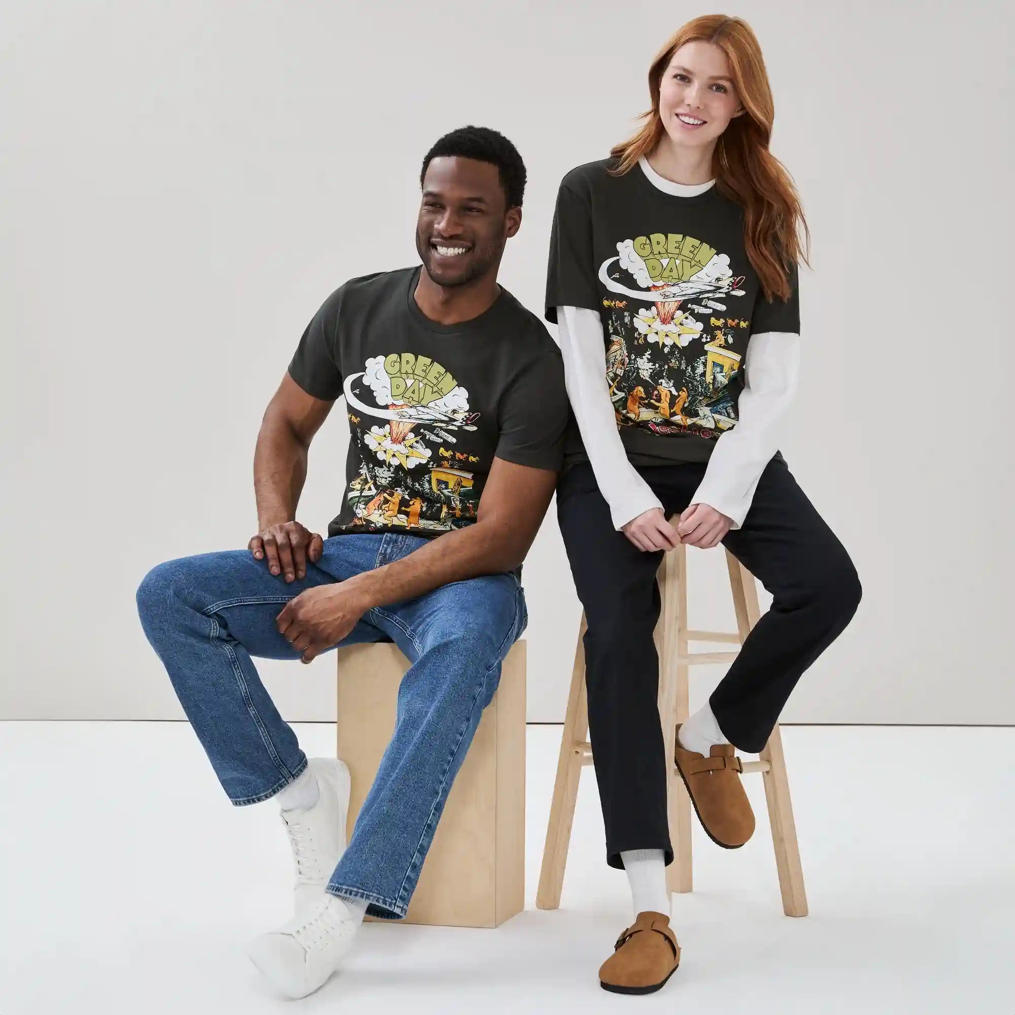Adult Green Day Graphic T-Shirt