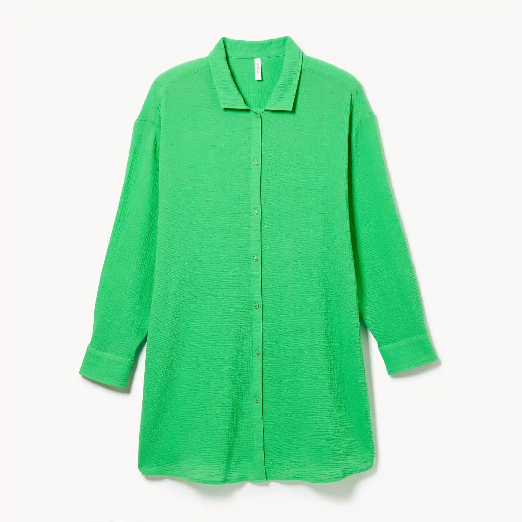 Women+ Gauze Button-Up Cover-Up