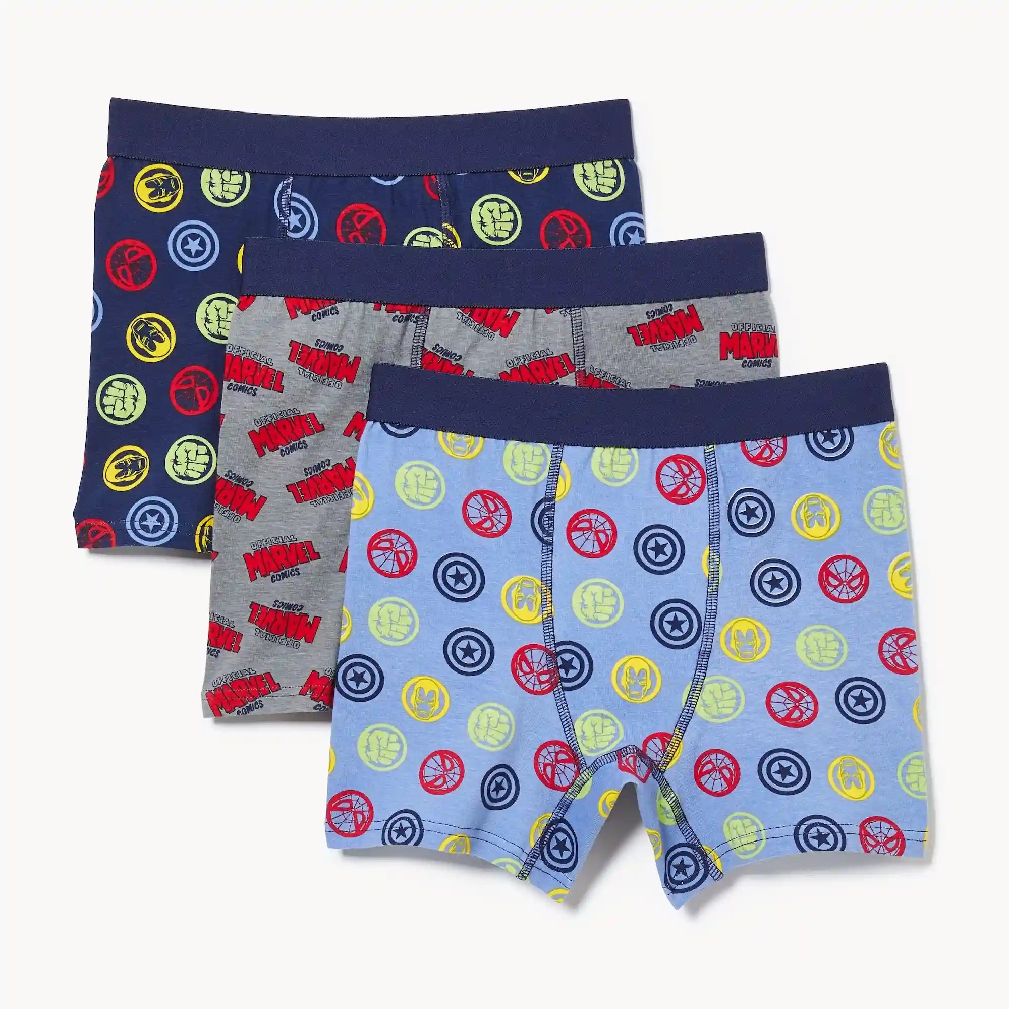 Kid Boys' Marvel Avengers 3-Pack Boxer Brief