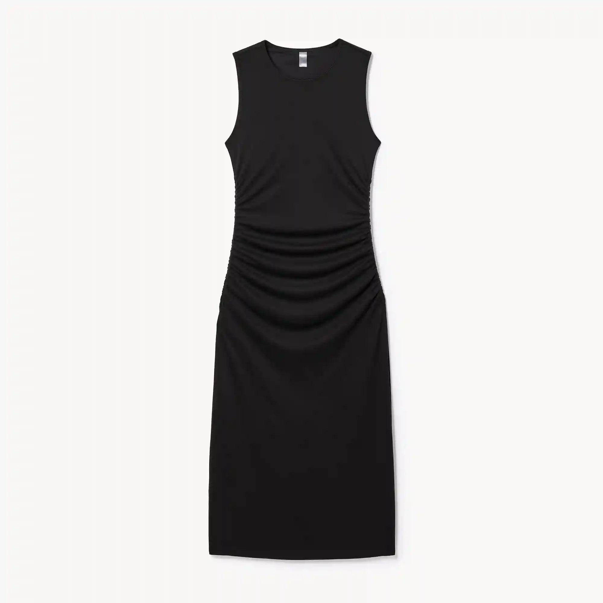 Active Side Ruched Midi Dress