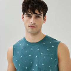Men's Printed Muscle Tank