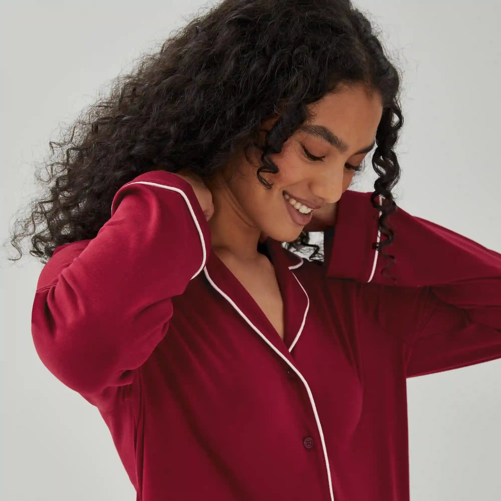 Notch Collar Sleep Shirt