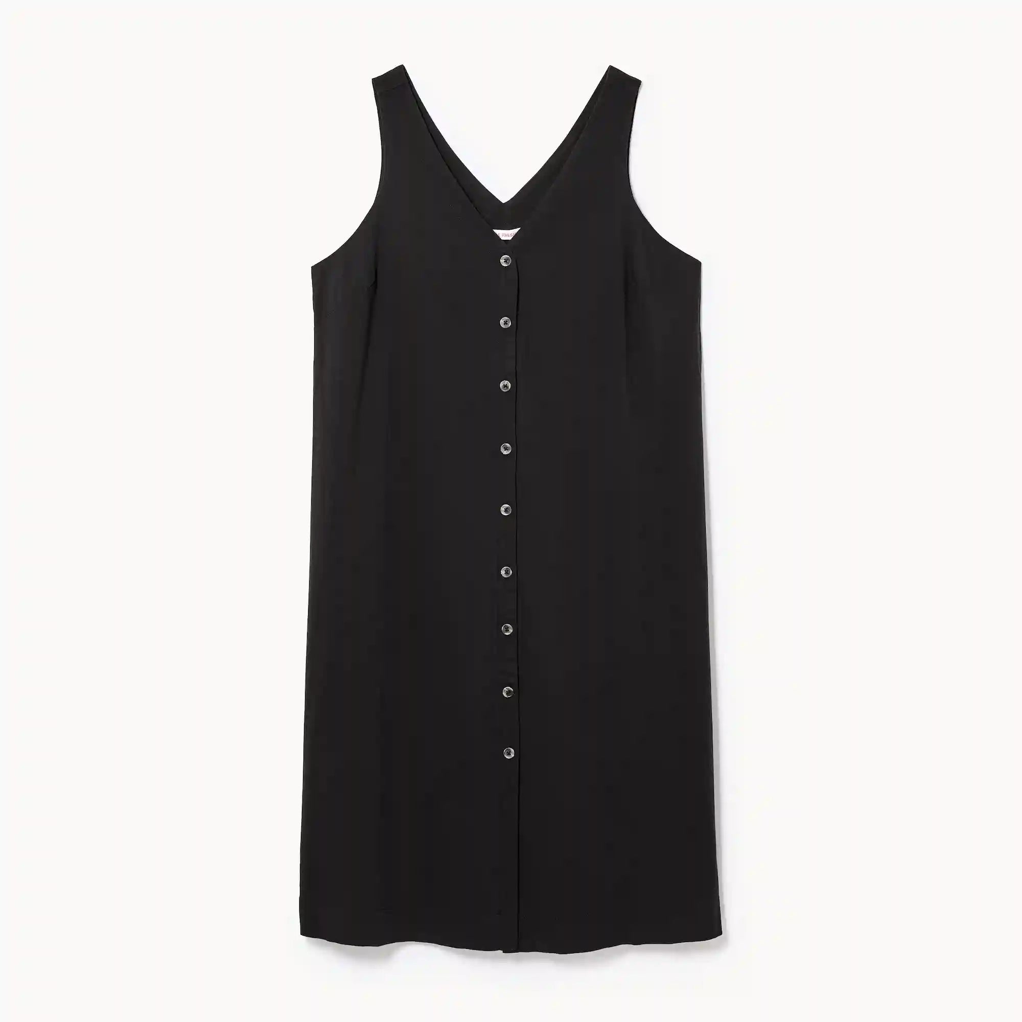 Women+ Button Front Midi Tank Dress
