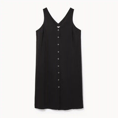 Women+ Button Front Midi Tank Dress