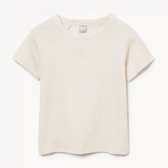 Kid Girls' Ribbed Cotton T-Shirt