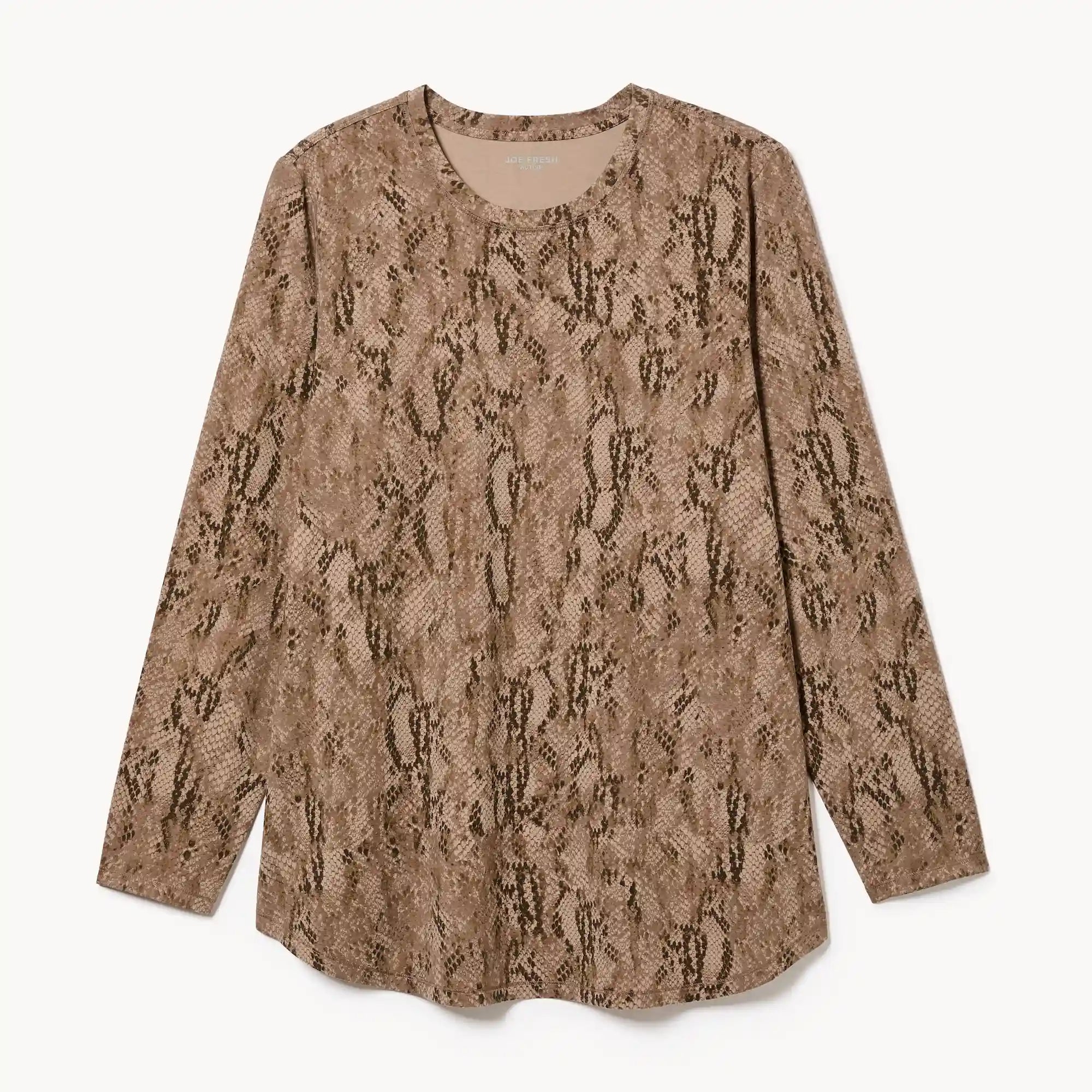 Women+ Active Printed Long Sleeve Top