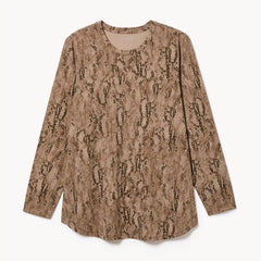 Women+ Active Printed Long Sleeve Top