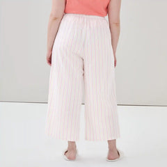 Women+ Seersucker Cropped Sleep Pant