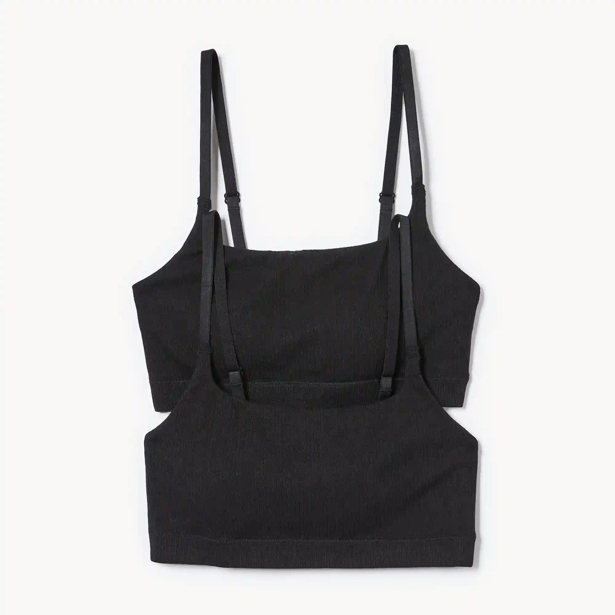 2-Pack Seamless Rib Bralette