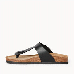 Buckled T-Strap Sandals