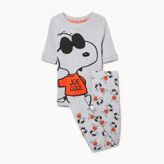 Kid Peanuts 2-Piece Graphic Sleep Set