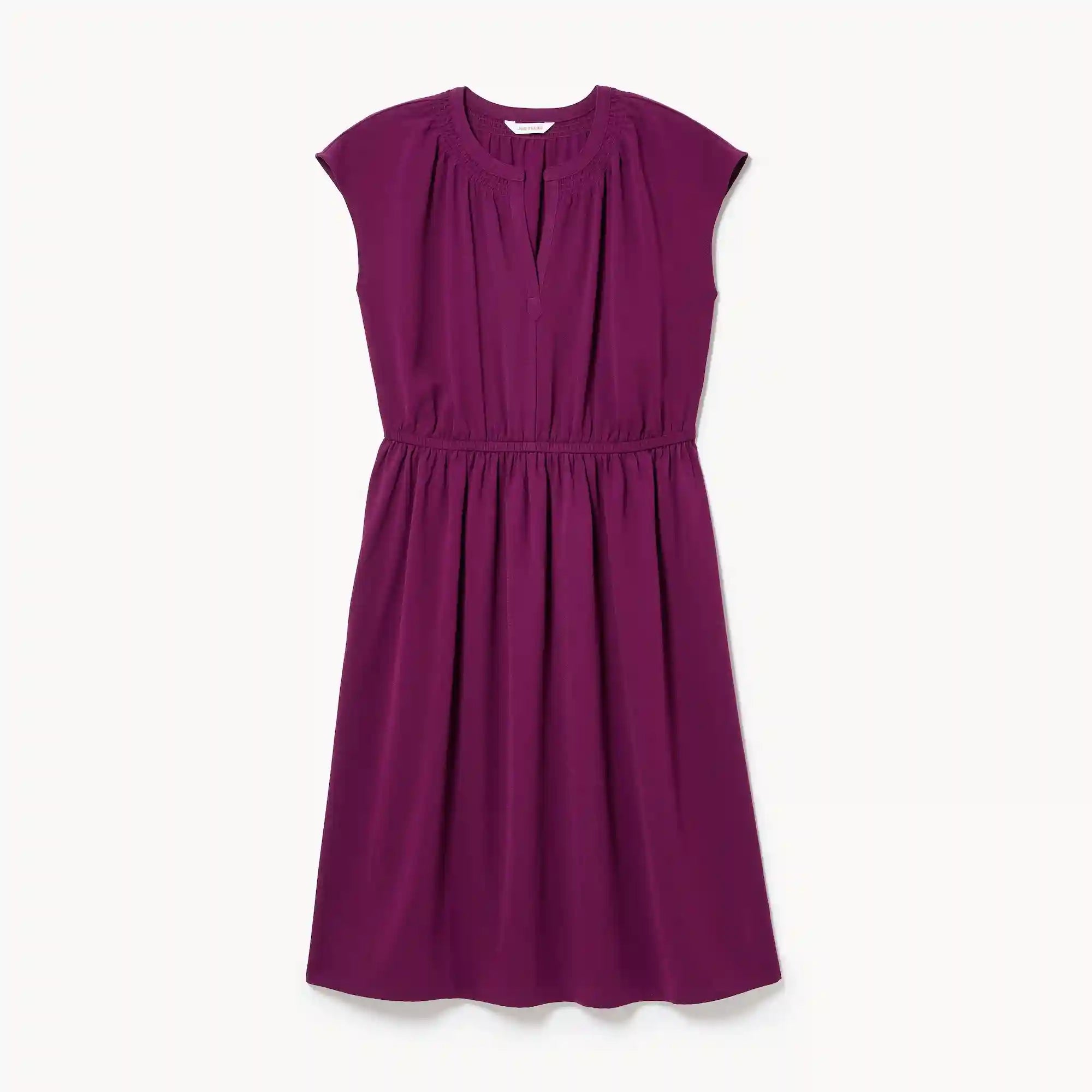 Crepe Short Sleeve Dress
