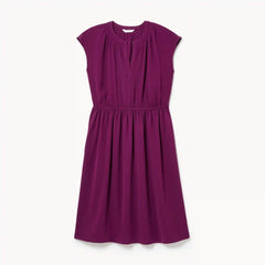 Crepe Short Sleeve Dress