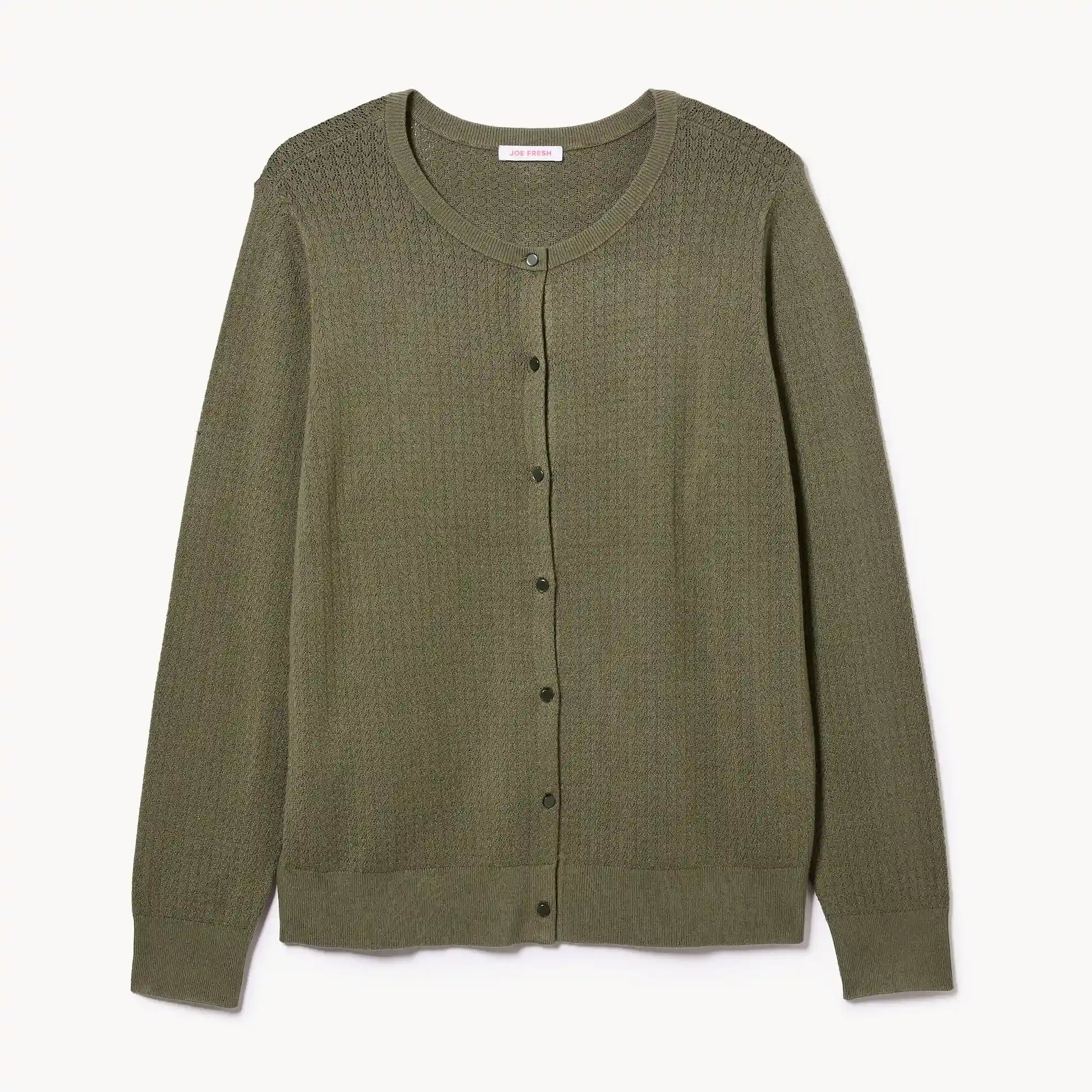 Women+ Pointelle Cardigan