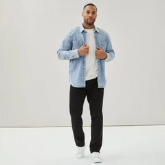 Men's Denim Work Shirt