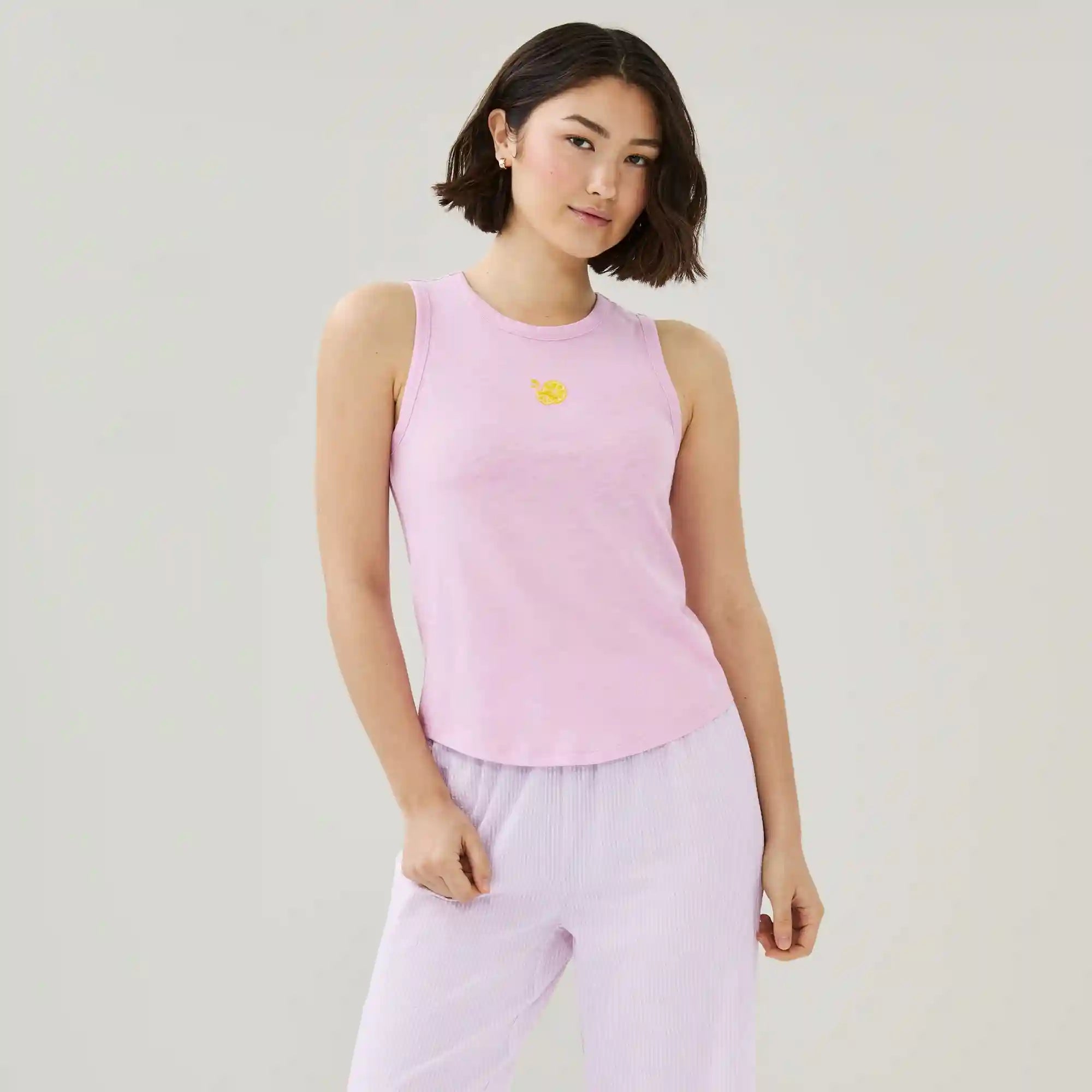 Embroidered Sleep Tank