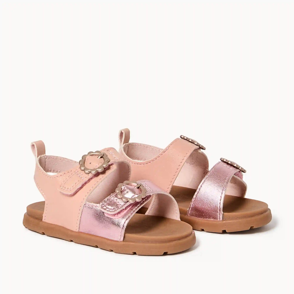 Baby Girls' Double Buckle Sandals