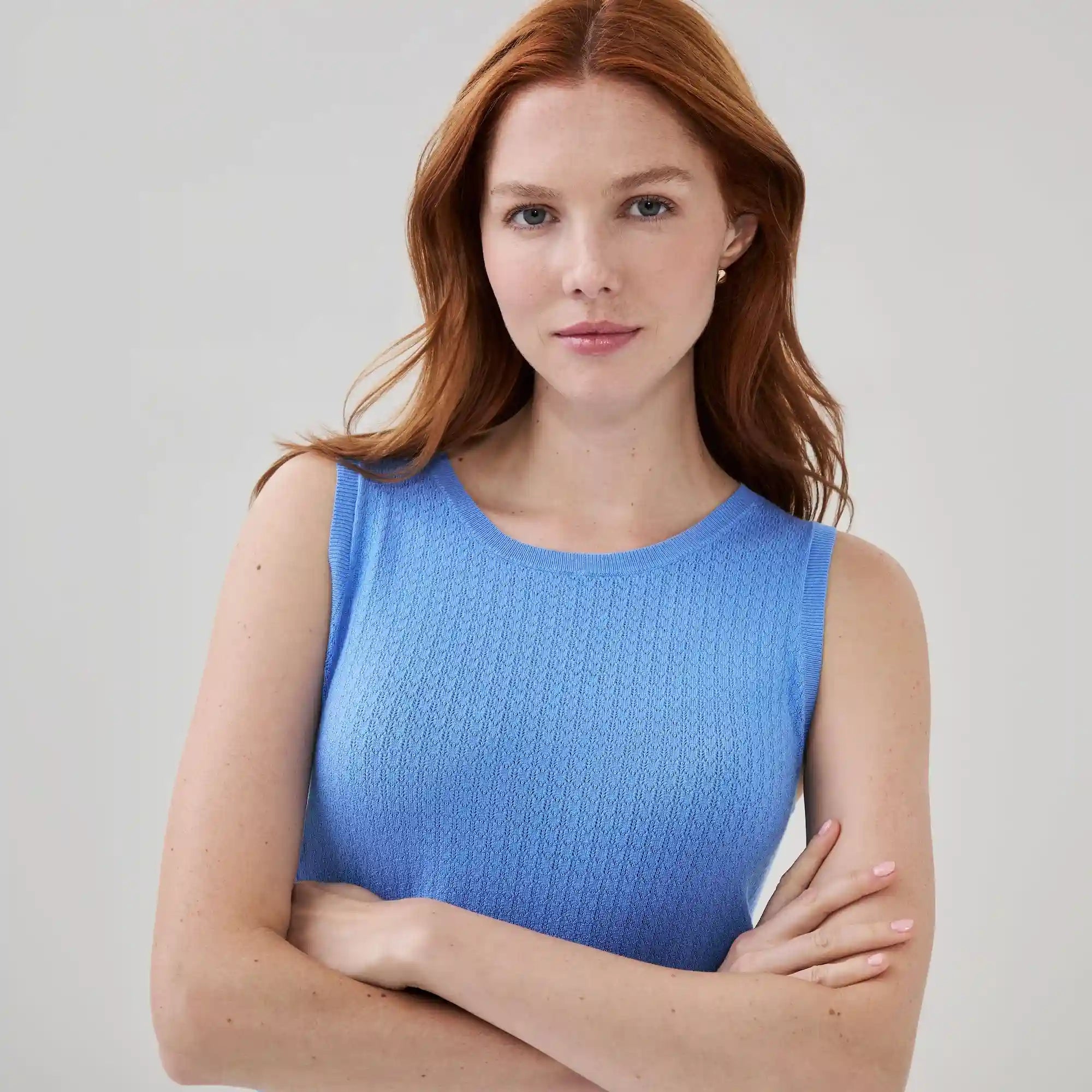 Pointelle Tank