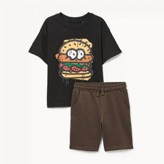 Toddler Boys' Silver Jeans T-Shirt Set