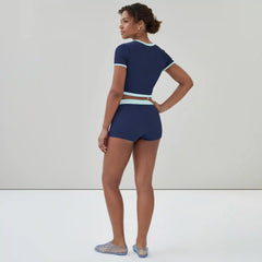 Cropped Swim Top