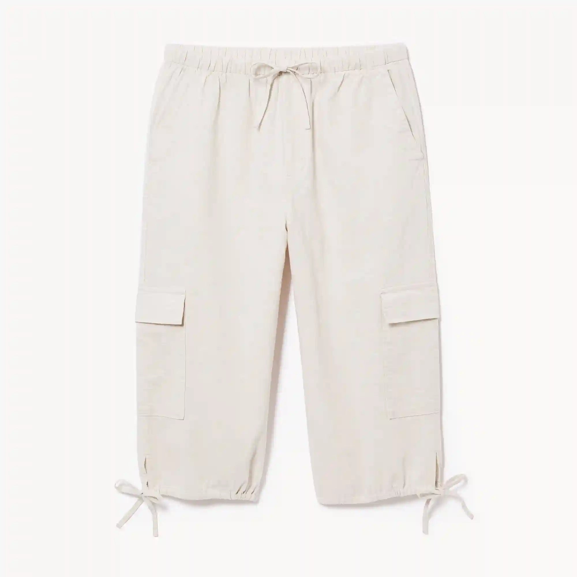 Linen Cotton Cropped Pant