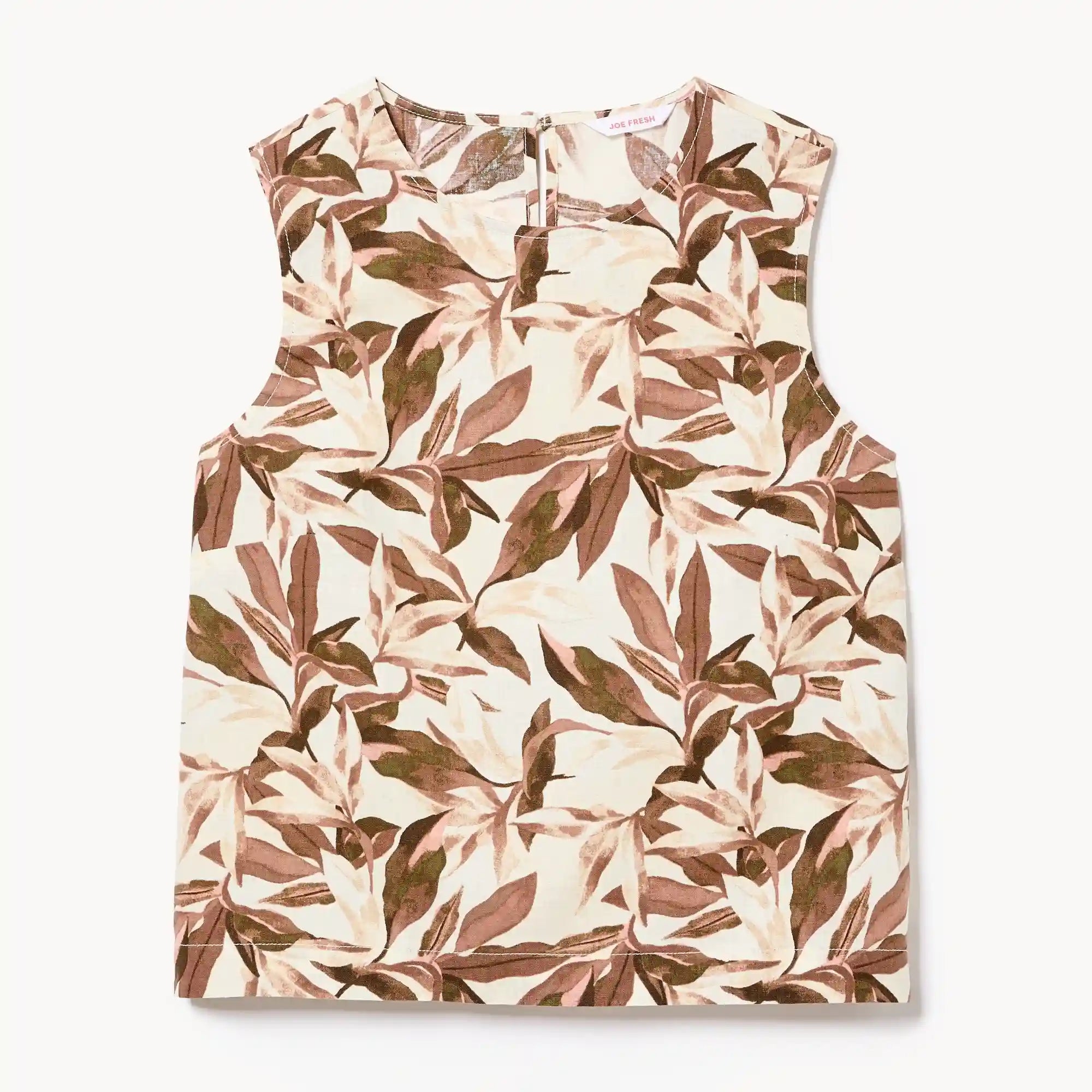 Linen Cotton Printed Tank