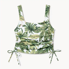 Printed Side Cinch Tankini
