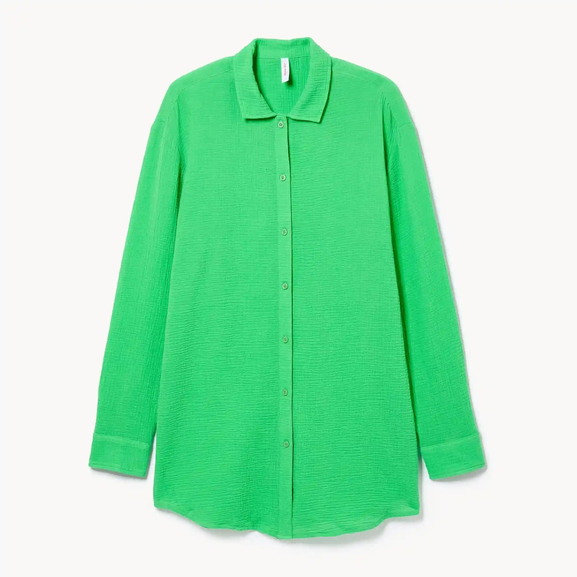 Gauze Button-Up Cover-Up