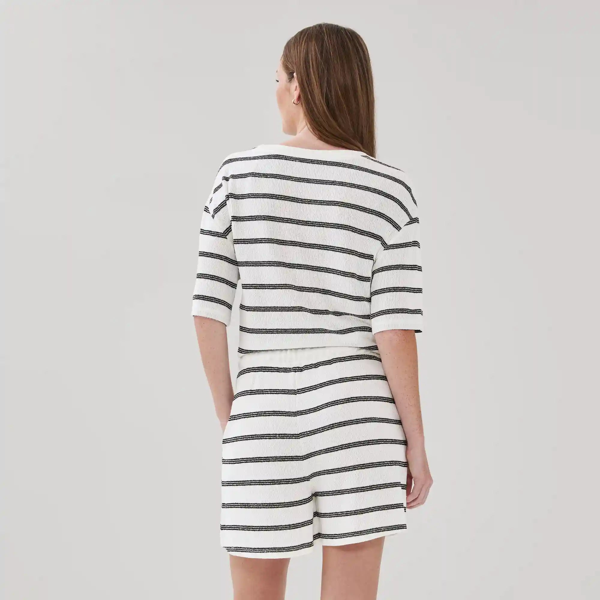 Striped Pull-On Short