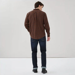 Men's Flannel Button-Down Shirt