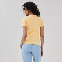 Slim Fit Ribbed T-Shirt