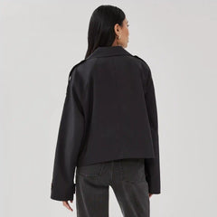 London Fog Cropped Trench Coat